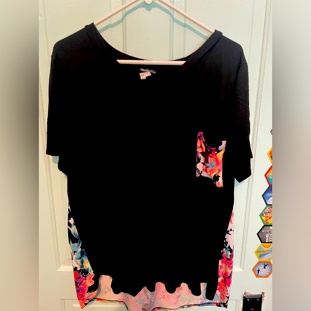 Hemish 2x Women’s floral back tee